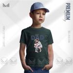 Super dad graphic kids t shirt premium cotton unisex roound neck short sleeve boys & girls tshirt
