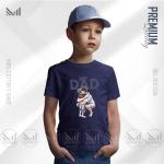 Super dad graphic kids t shirt premium cotton unisex roound neck short sleeve boys & girls tshirt