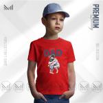 Super dad graphic kids t shirt premium cotton unisex roound neck short sleeve boys & girls tshirt