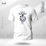 Super mom graphic t shirt premium cotton unisex round neck short sleeve man & women tshirt