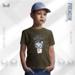 Super mom graphic kids t-shirt unisex round neck short sleeve baju tshirt boys & girls
