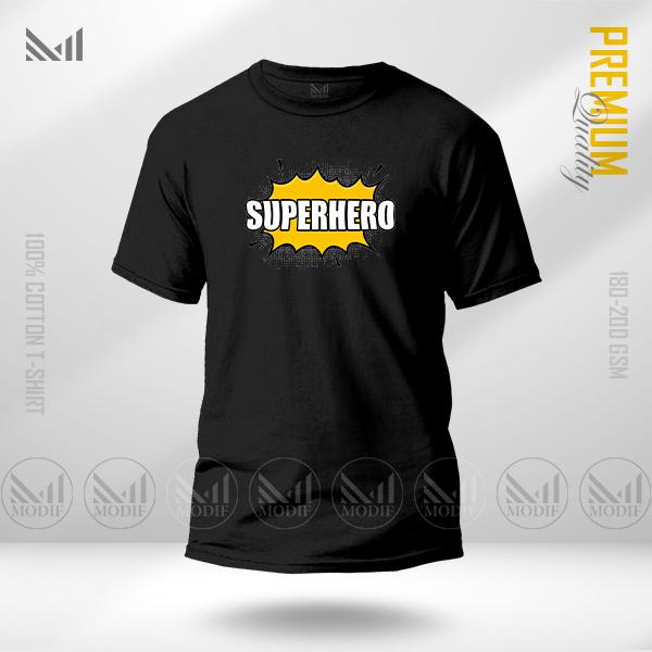 Superhero Graphic Tee | Premium Cotton | Unisex Round Neck | Short Sleeve