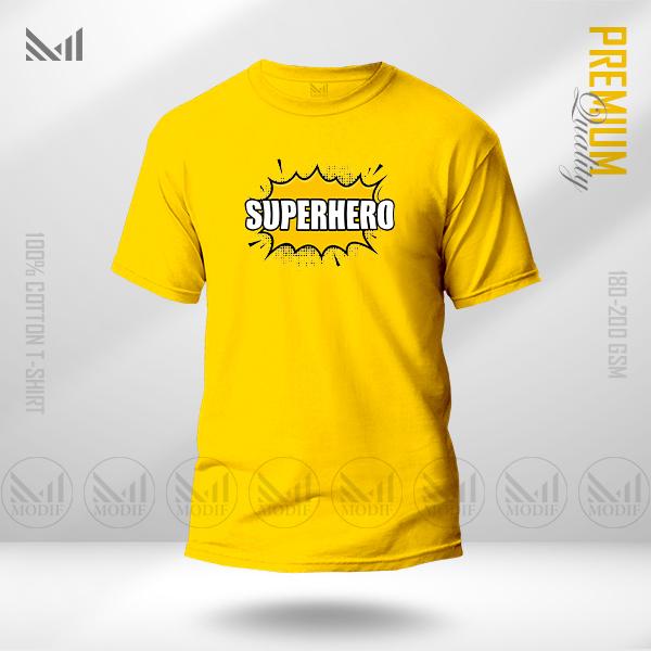 Superhero Graphic Tee | Premium Cotton | Unisex Round Neck | Short Sleeve