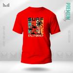 Surf Graphic T-Shirt – Ocean Wave Inspired Design | Premium Cotton | Unisex Round Neck | Short Sleeve | Casual Beach Style Wear