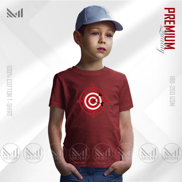 Target Kids Graphic Cotton T-Shirt for Everyday Wear | Premium Soft Fabric | Unisex Round Neck Short Sleeve