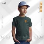 Savage tiger classic kids t shirt premium cotton unisex round neck baju budak boys & girls tshirt