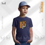 Savage tiger Graphic kids t-shirt premium cotton unisex round neck baju budak boys girls tshirt