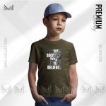 Teddy Bear kids graphic t shirt premium cotton unisex round neck short sleeve Baju dewasa Lelaki & perempuan