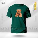 Teddy Bear Adult Graphic T-Shirt Made With Premium Cotton Unisex Round Neck Short Sleeve