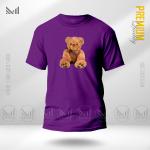 Teddy Bear Adult Graphic T-Shirt Made With Premium Cotton Unisex Round Neck Short Sleeve