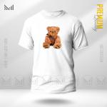 Teddy Bear Adult Graphic T-Shirt Made With Premium Cotton Unisex Round Neck Short Sleeve