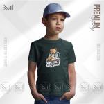 Teddy Bear Kids Graphic T-Shirt Made With Premium Cotton Unisex Round Neck Short Sleeve