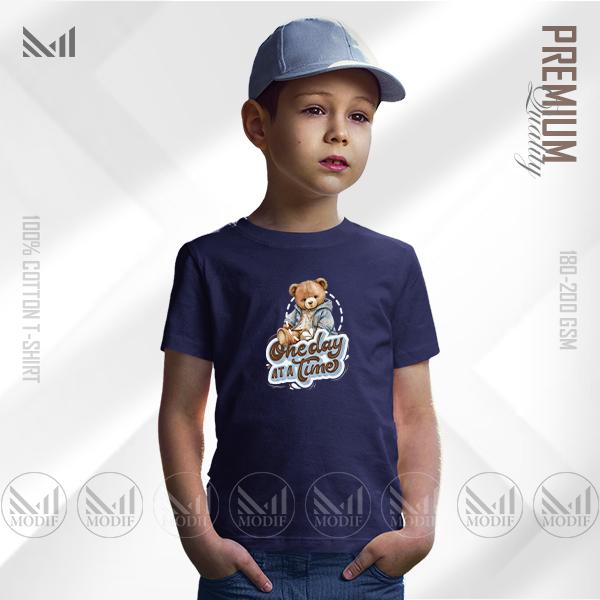 Teddy Bear Kids Graphic T-Shirt Made With Premium Cotton Unisex Round Neck Short Sleeve