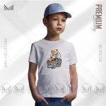 Teddy Bear Kids Graphic T-Shirt Made With Premium Cotton Unisex Round Neck Short Sleeve