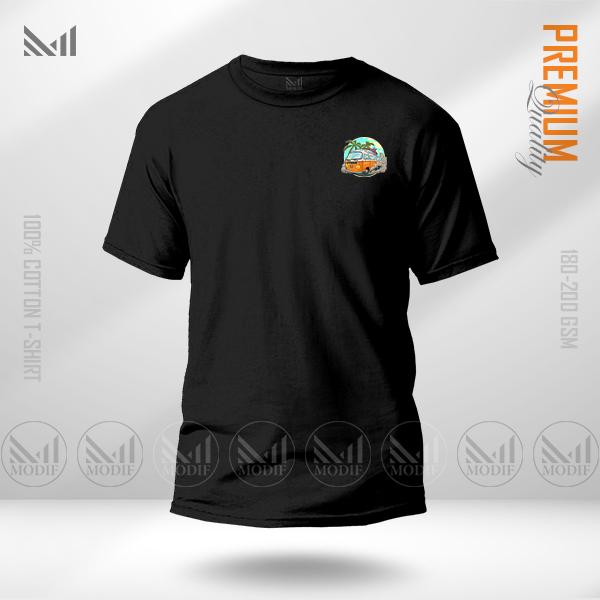 Vintage Bus Classic T-Shirt Made With Premium Cotton Unisex Round Neck Short Sleeve