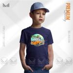 Vintage Bus Kids Graphic T-Shirt Made With Premium Cotton Unisex Round Neck Short Sleeve