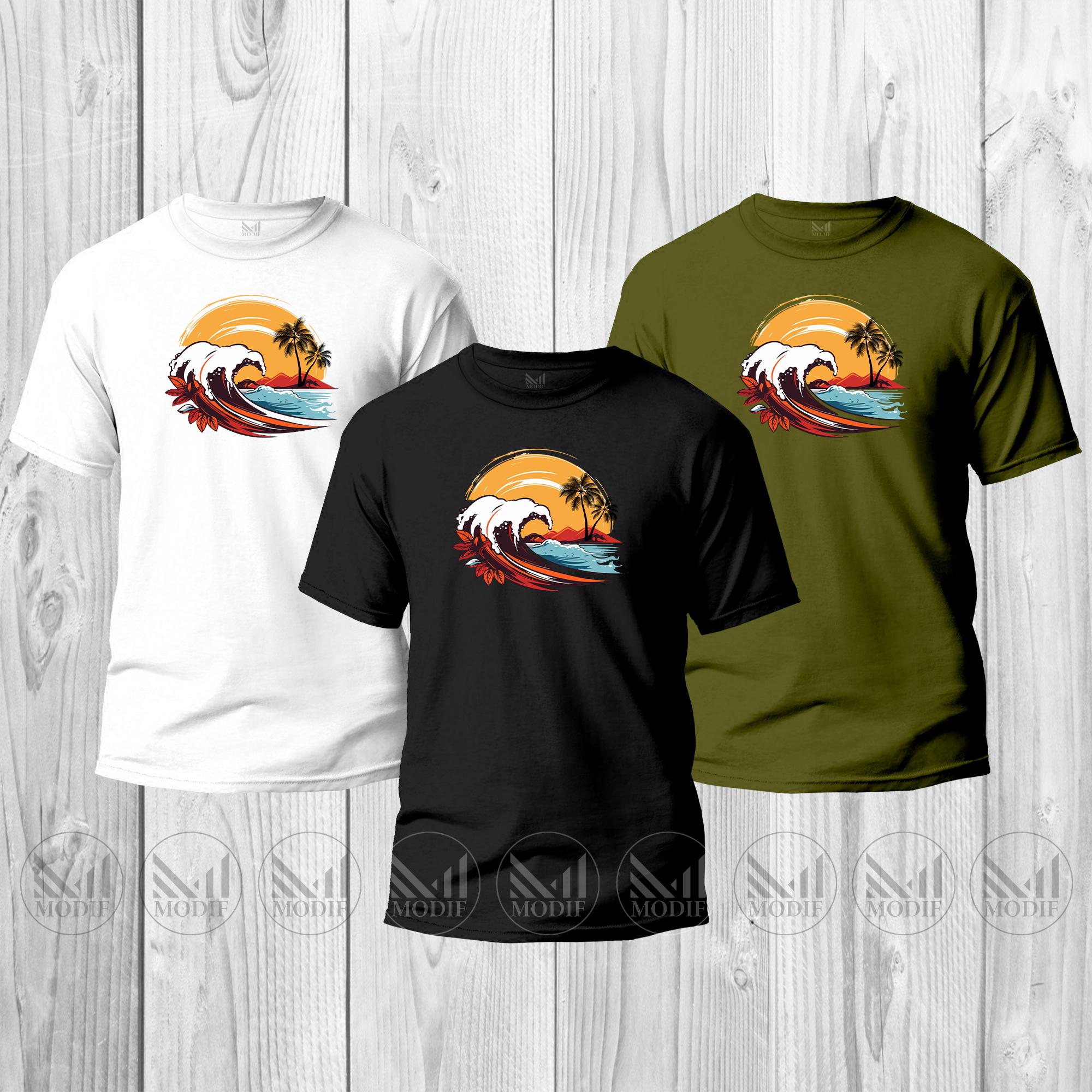 Wave Sunset Adult Graphic Cover 4