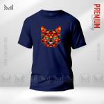 Web3 Cat Graphic T-Shirt – Futuristic Digital Cat Design | Premium Cotton | Unisex Round Neck | Short Sleeve