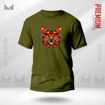 Web3 Cat Graphic T-Shirt – Futuristic Digital Cat Design | Premium Cotton | Unisex Round Neck | Short Sleeve