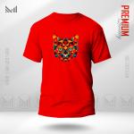 Web3 Cat Graphic T-Shirt – Futuristic Digital Cat Design | Premium Cotton | Unisex Round Neck | Short Sleeve