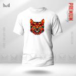 Web3 Cat Graphic T-Shirt – Futuristic Digital Cat Design | Premium Cotton | Unisex Round Neck | Short Sleeve