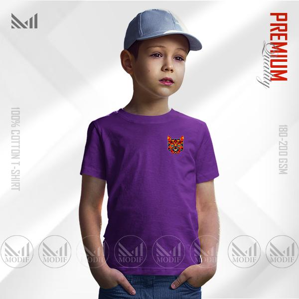 Web3 Cat Kids Classic T-Shirt – Digital Cat Art | Premium Cotton | Unisex Round Neck | Short Sleeve