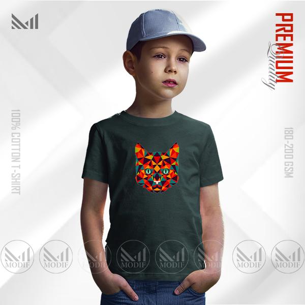 Web3 Cat Kids Graphic T-Shirt – Fun Digital Cat Artwork | Premium Cotton | Unisex Round Neck | Short Sleeve