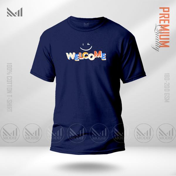 Welcome Graphic  T-Shirt Made With Premium Cotton Unisex Round Neck Short Sleeve