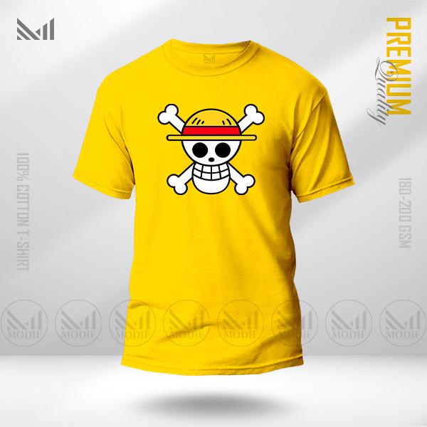 Mugiwara Flag Graphic Adventure T-Shirt | Premium Cotton | Unisex Round Neck | Short Sleeve